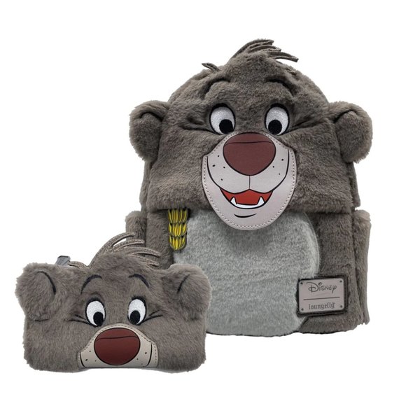 Loungefly Disney JB Baloo Backpack & Wallet Set - Picture 1 of 14